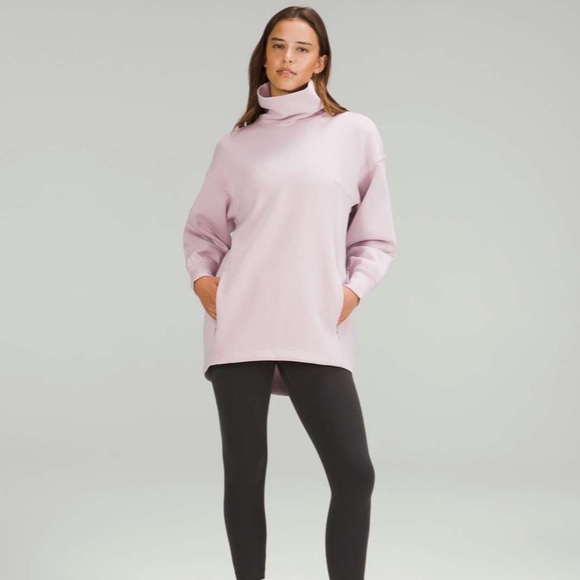 Lululemon Modal-Blend Turtleneck Tunic Pink Peony - Picture 1 of 11